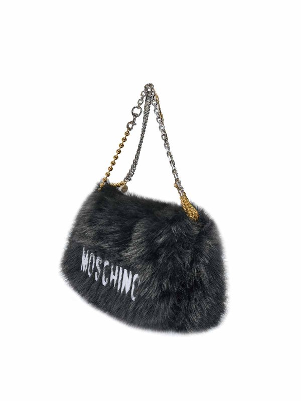 MOSCHINO: ショルダーバッグ online - ショルダーバッグ - 黒