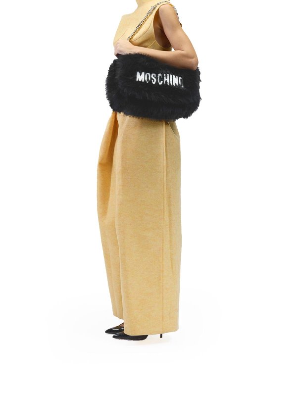 The Best Shops MOSCHINO: ショルダーバッグ - ショルダーバッグ - 黒