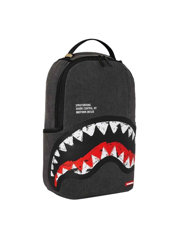 SPRAYGROUND: backpacks online - Shark Central Painted Dlxs Backpack