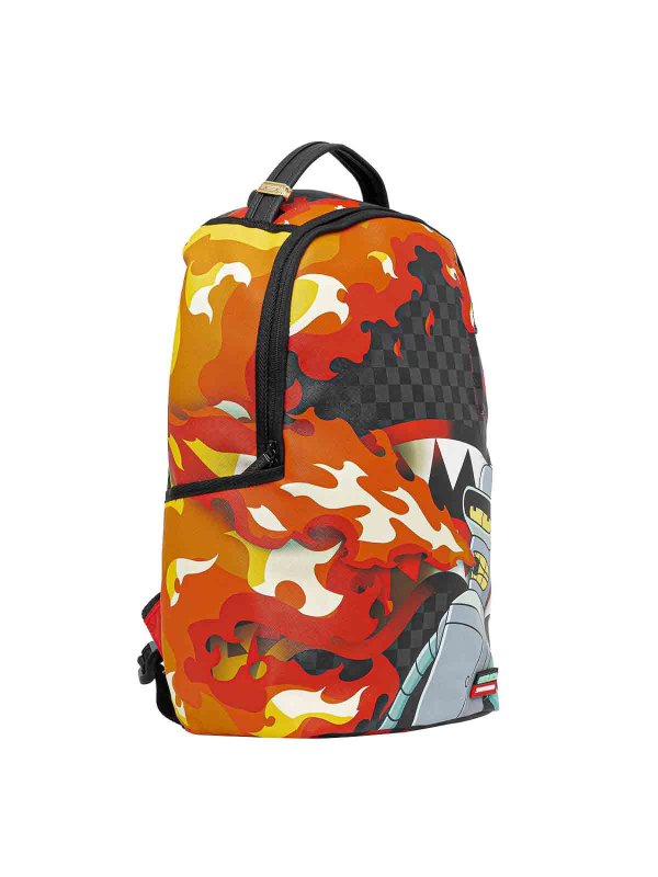 SPRAYGROUND: backpacks online - Bender Fire Drama Dlxv Backpack