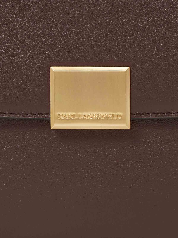 The Best Shops KARL LAGERFELD: クロスボディバッグ - クロスボディバッグ - ブラウン