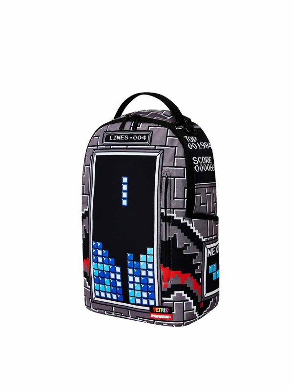 SPRAYGROUND: backpacks online - Tetris Shark Game
