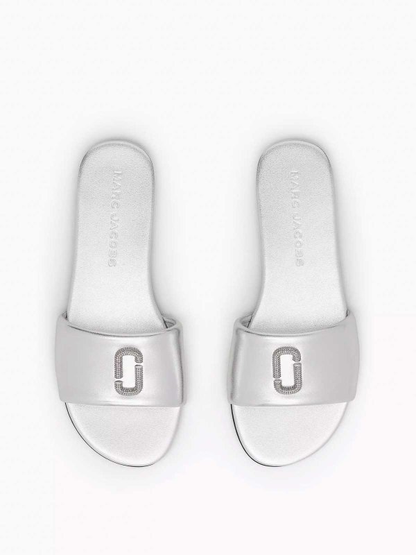 The Best Shops MARC JACOBS: Sandales - Sandales - Argent