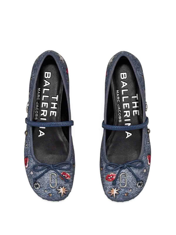 The Best Shops MARC JACOBS: Bailarinas - Bailarinas - Azul Claro