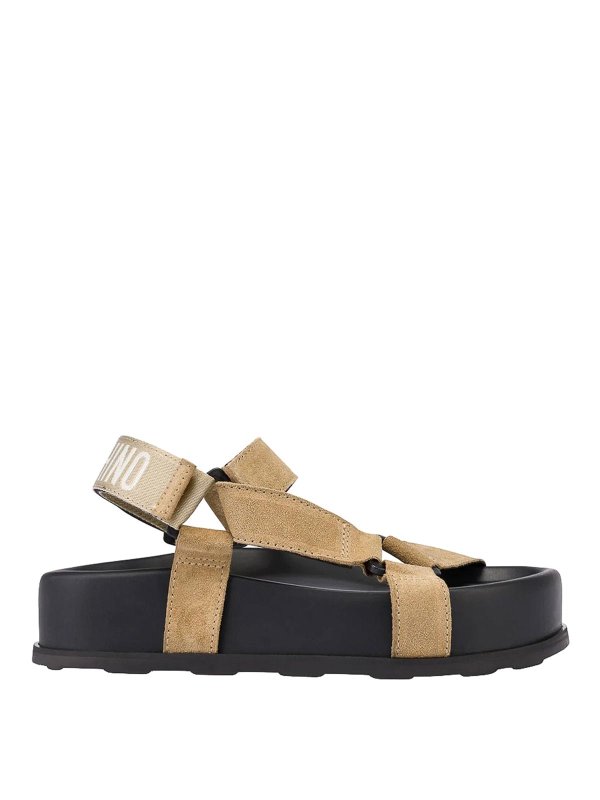 MOSCHINO: sandali - Sandalo Logo