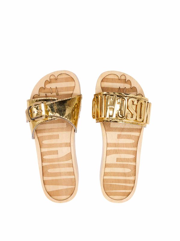 The Best Shops MOSCHINO: Mules - Or