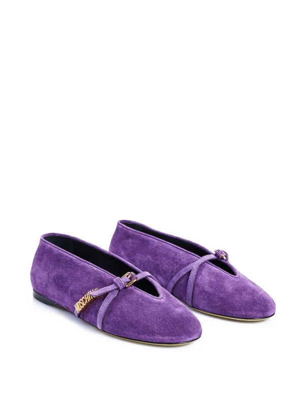 The Best Shops MOSCHINO: Ballerines - Ballerines - Violet