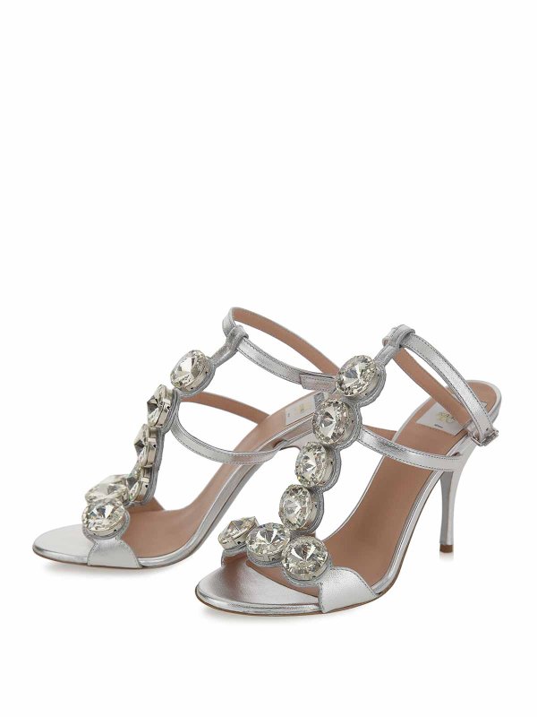 Sandalen - Silber shop online: MOSCHINO