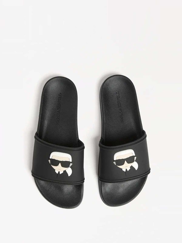 The Best Shops KARL LAGERFELD: サンダル - サンダル - 黒