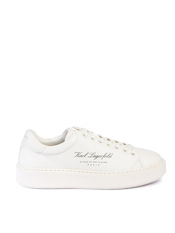 KARL LAGERFELD: Chaussures de sport - Baskets - Blanc