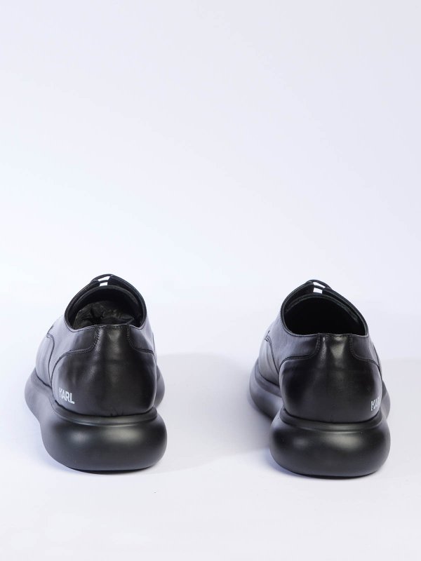 The Best Shops KARL LAGERFELD: レースアップシューズ - 編み上げ靴 - 黒