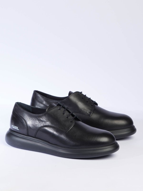 The Best Shops KARL LAGERFELD: 編み上げ靴 - 黒