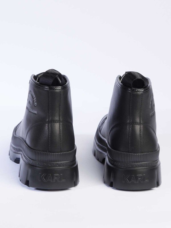 アンクルブーツ - 黒 shop online: KARL LAGERFELD
