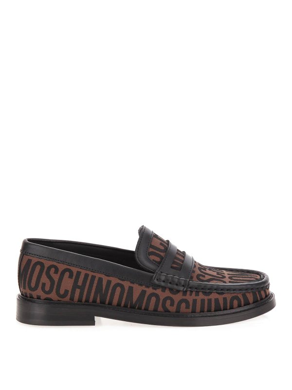 MOSCHINO: Mocasines y Zapatillas - Mocasines - Marrón