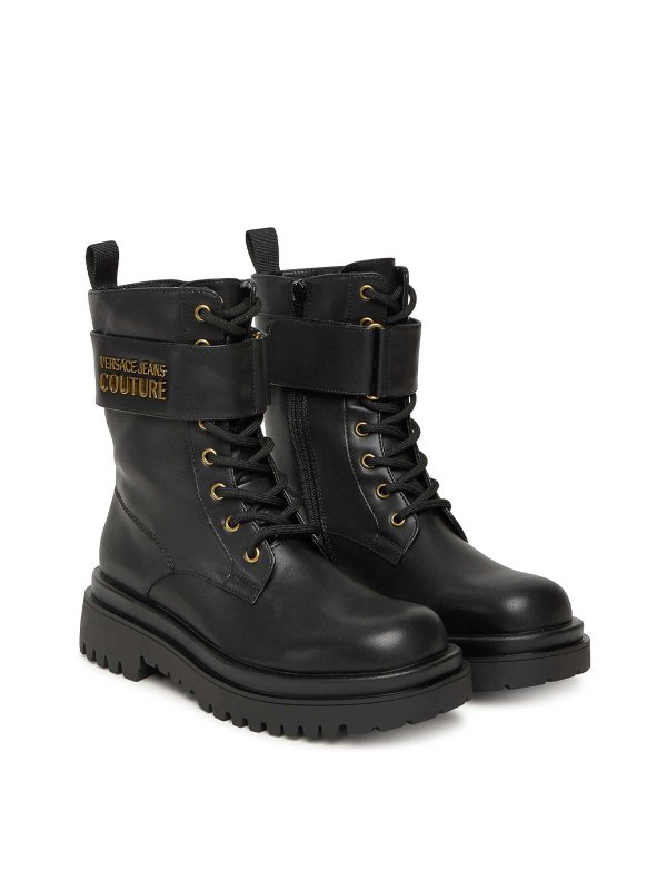 Versace Jeans Couture: ブーティー online - アンクルブーツ - 黒