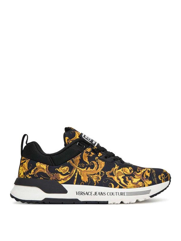 Versace Jeans Couture: Chaussures de sport - Baskets - Noir