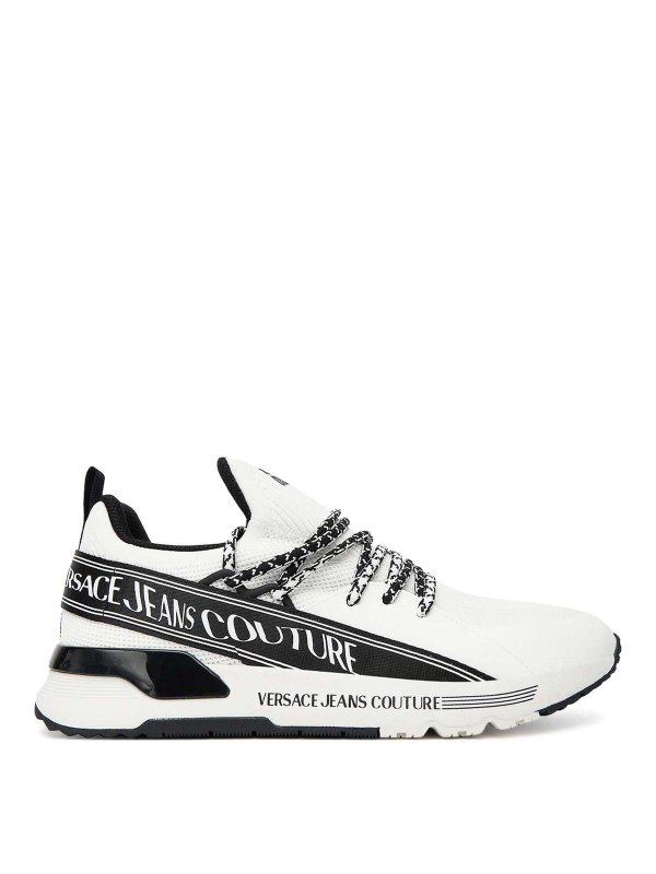 Versace Jeans Couture: Chaussures de sport - Baskets - Blanc