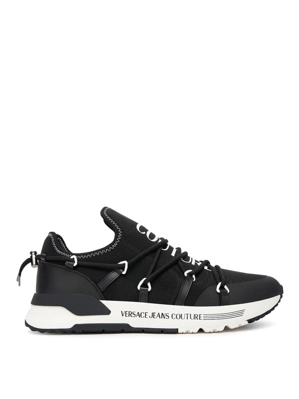 Versace Jeans Couture: Chaussures de sport - Baskets - Noir