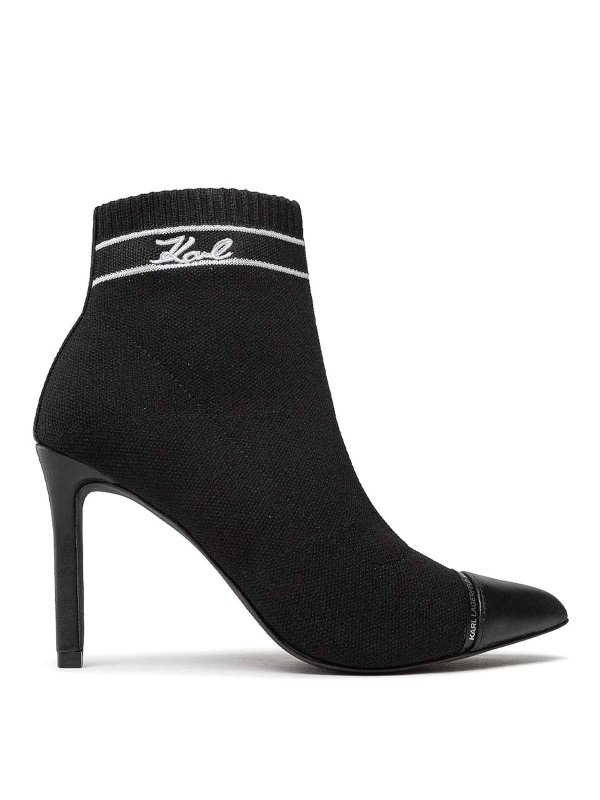 KARL LAGERFELD: Botas - Botas - Negro