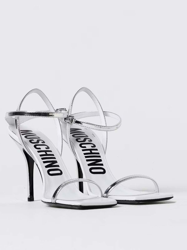MOSCHINO: サンダル online - サンダル - 銀