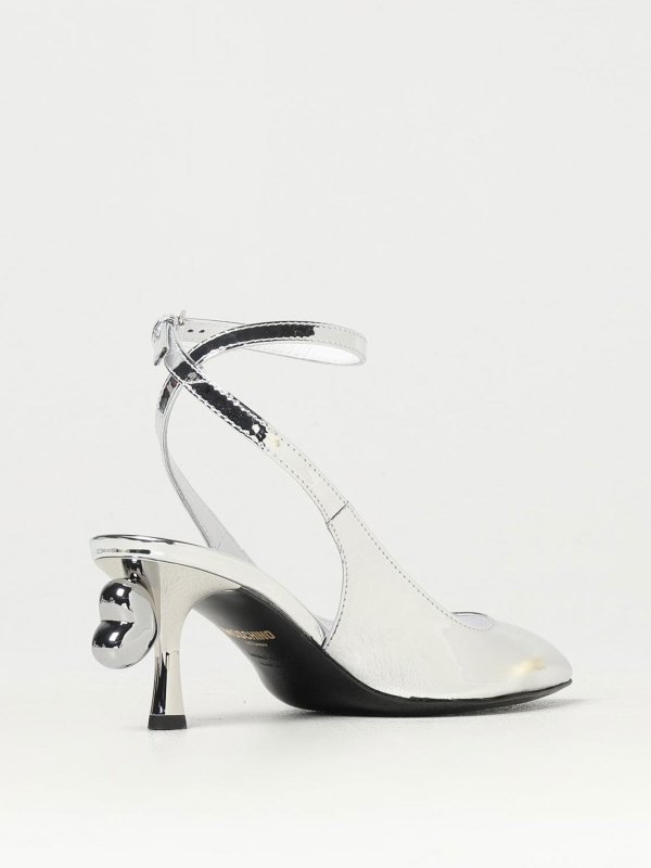 The Best Shops MOSCHINO: Pumps - Pumps - Silber