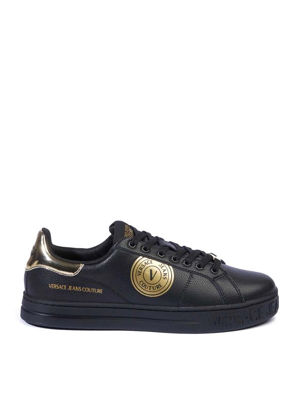 Versace Jeans Couture: Chaussures de sport - Baskets - Noir