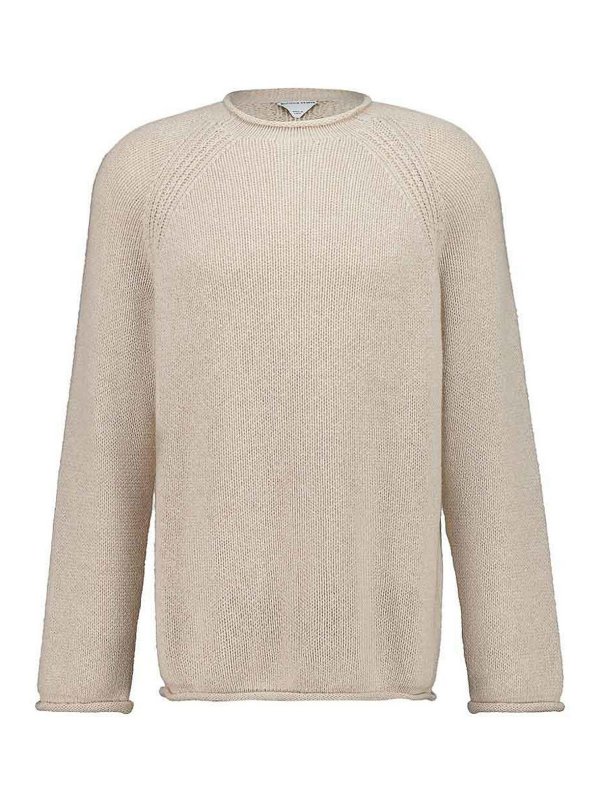 BOTTEGA VENETA: クルーネック - クルーネック - ライトベージュ