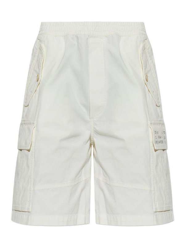 DSQUARED2: Hosen Shorts - Shorts - Weiß