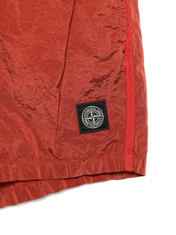 STONE ISLAND: 水着 online - スイムショーツ/スイムトランクス - 赤