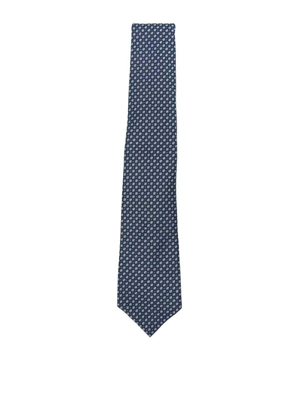 KITON: Krawatten und Fliegen - Krawatte - Blau