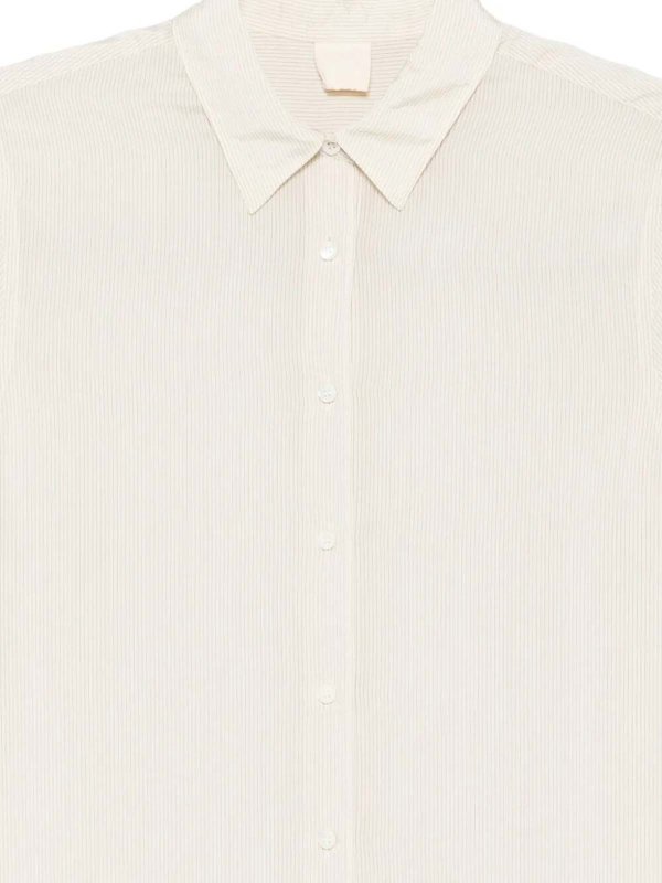 The Best Shops ASPESI: Knielange Kleider - Knielanges Kleid - Creme