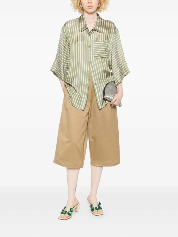 The Best Shops DRIES VAN NOTEN: Chemises - Chemise - Vert
