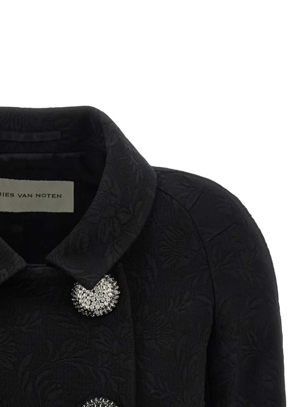 The Best Shops DRIES VAN NOTEN: Vestes de costume - Blazer - Noir