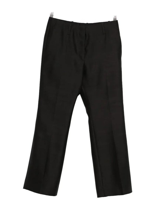 DRIES VAN NOTEN: カジュアルトラウザー - カジュアルパンツ - 黒