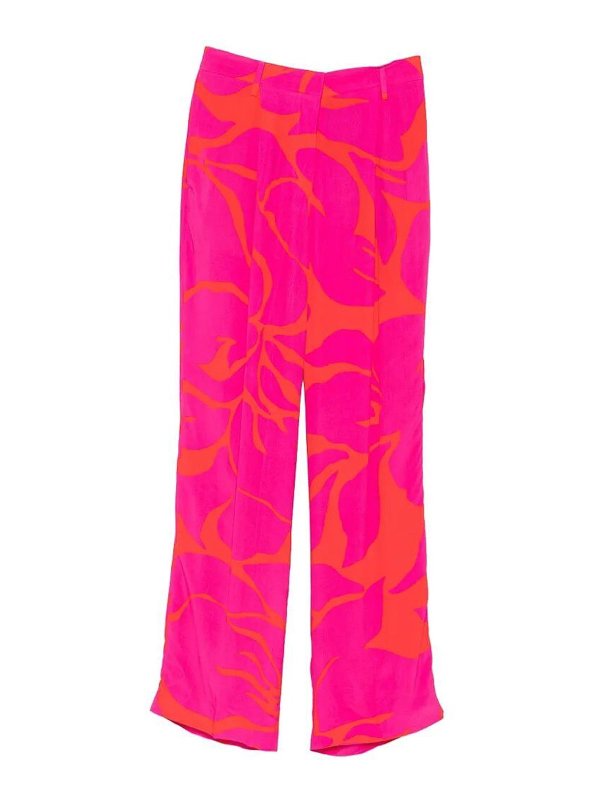 DRIES VAN NOTEN: カジュアルトラウザー - カジュアルパンツ - マルチカラー