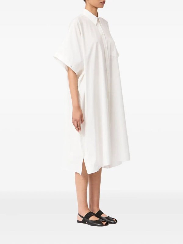 MM6 MAISON MARGIELA: ニーレングスドレス online - 膝丈ドレス - 白
