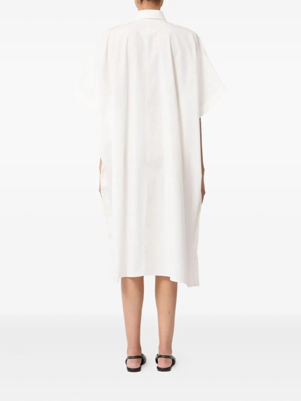 The Best Shops MM6 MAISON MARGIELA: ニーレングスドレス - 膝丈ドレス - 白