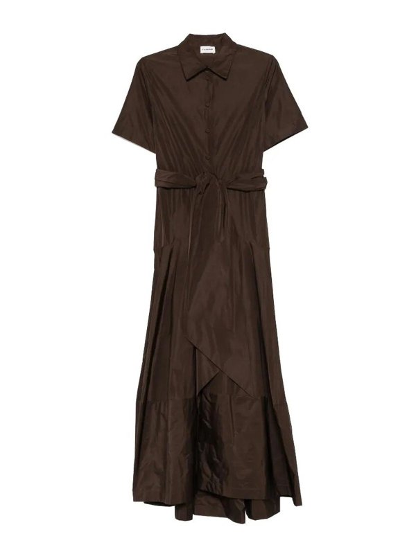 P.A.R.O.S.H.: Maxikleider - Maxikleid - Braun