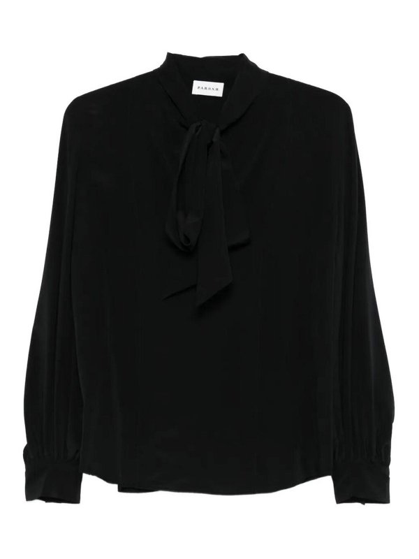 P.A.R.O.S.H.: Blusas - Blusa - Negro