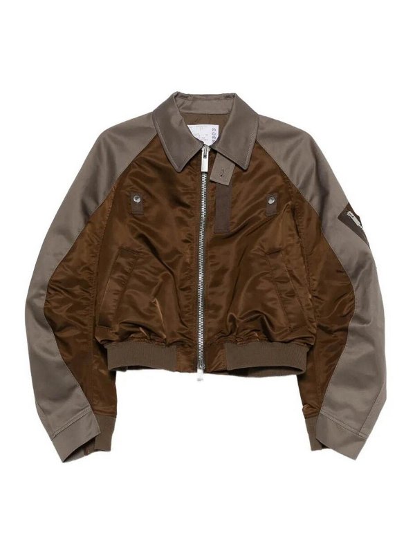 Sacai: ニーレングスコート - 膝丈コート - ブラウン