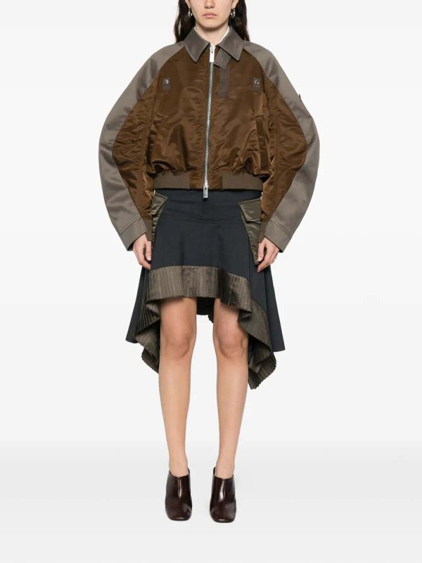 The Best Shops Sacai: ニーレングスコート - 膝丈コート - ブラウン