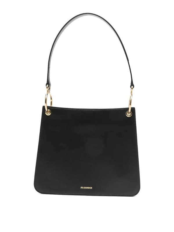 JIL SANDER: Handtaschen - Shopper - Silber