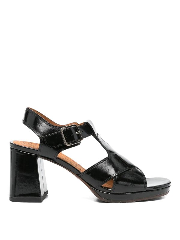 Chie Mihara: sandals - Macau Negro Macau
