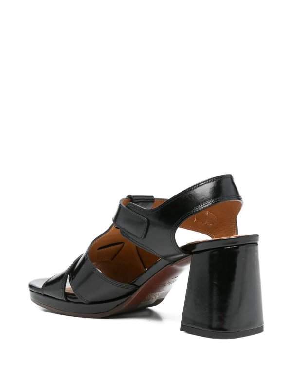 Chie Mihara: sandals online - Macau Negro Macau