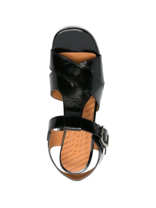 The Best Shops Chie Mihara: sandals - Macau Negro Macau