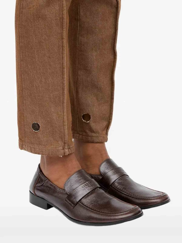 MM6 MAISON MARGIELA: ロファー＆スリッパ online - ローファー - ブラウン