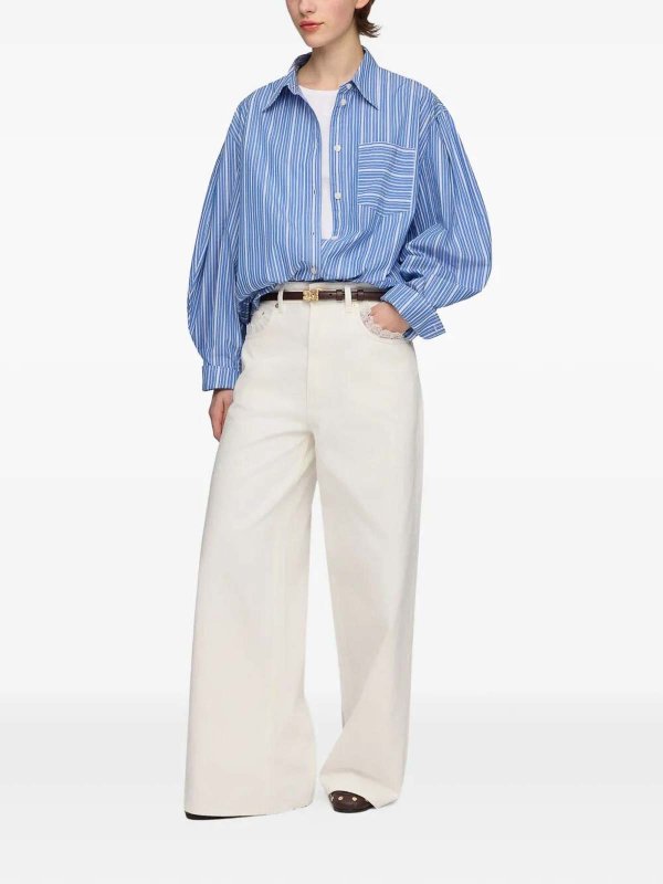 The Best Shops GANNI: シャツ - シャツ - ダークブルー