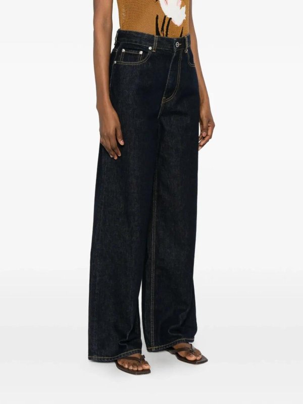 The Best Shops GANNI: straight leg jeans - Essentials Rinse Denim Izey