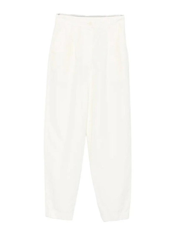 CASEY CASEY: Pantalones casual - Pantalón Casual - Blanco