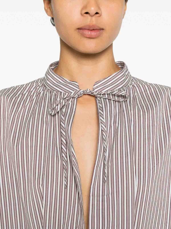 マキシドレス - ブラウン shop online: DRIES VAN NOTEN